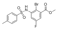 2-溴-5-氟-3-((4-甲基苯基)磺酰胺基)苯甲酸甲酯