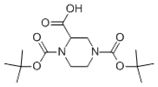 1,4-Di-Boc-piperazine-2-carboxylic acid 