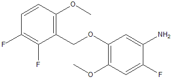 5-(2,3-二氟-6-甲氧基苄氧基)-2-氟-4-甲氧基苯胺
